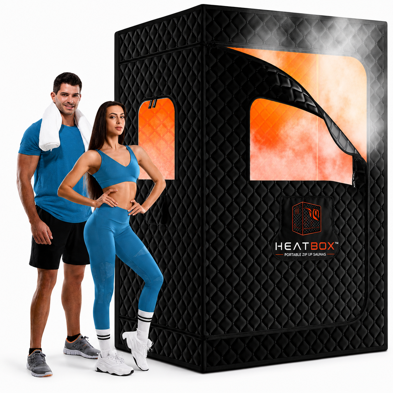 HeatBox™ Premium Double-Size Portable Sauna