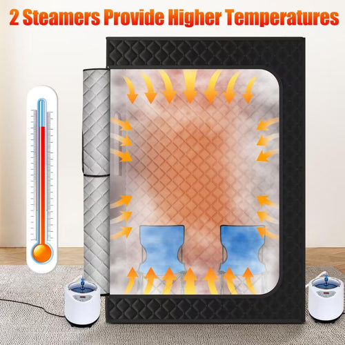 HeatBox™ Premium Double-Size Portable Sauna