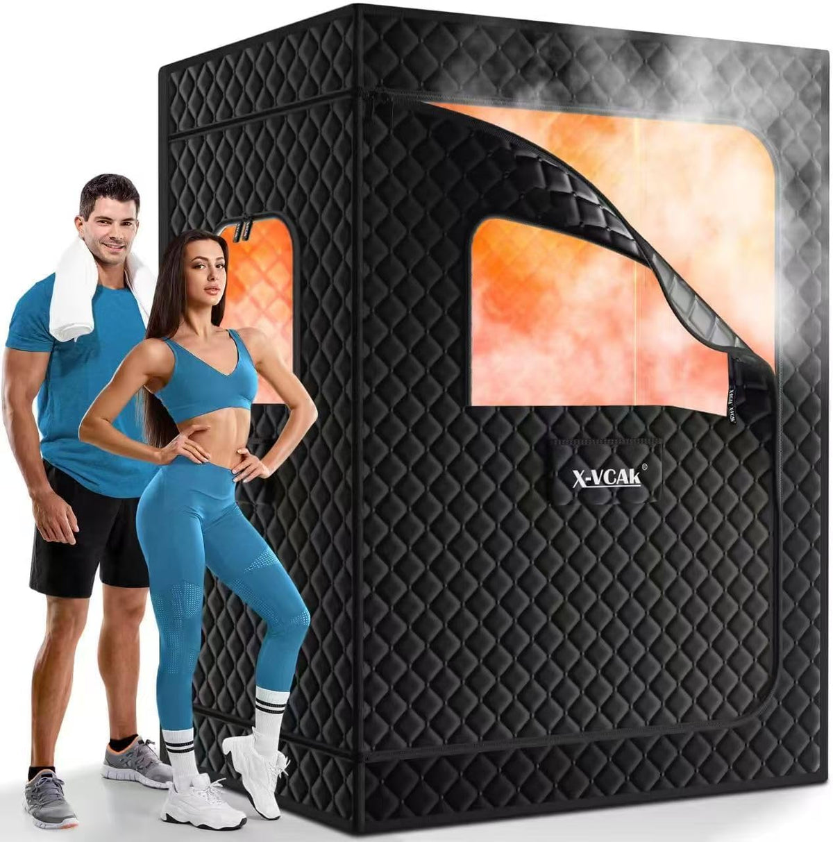 HeatBox™ Premium Double-Size Portable Sauna