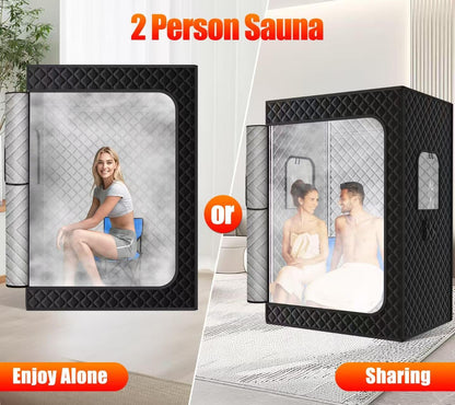 HeatBox™ Premium Double-Size Portable Sauna